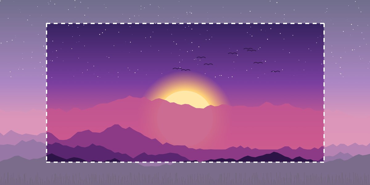 AI artwork with its edges extended beyond the original frame for bleed