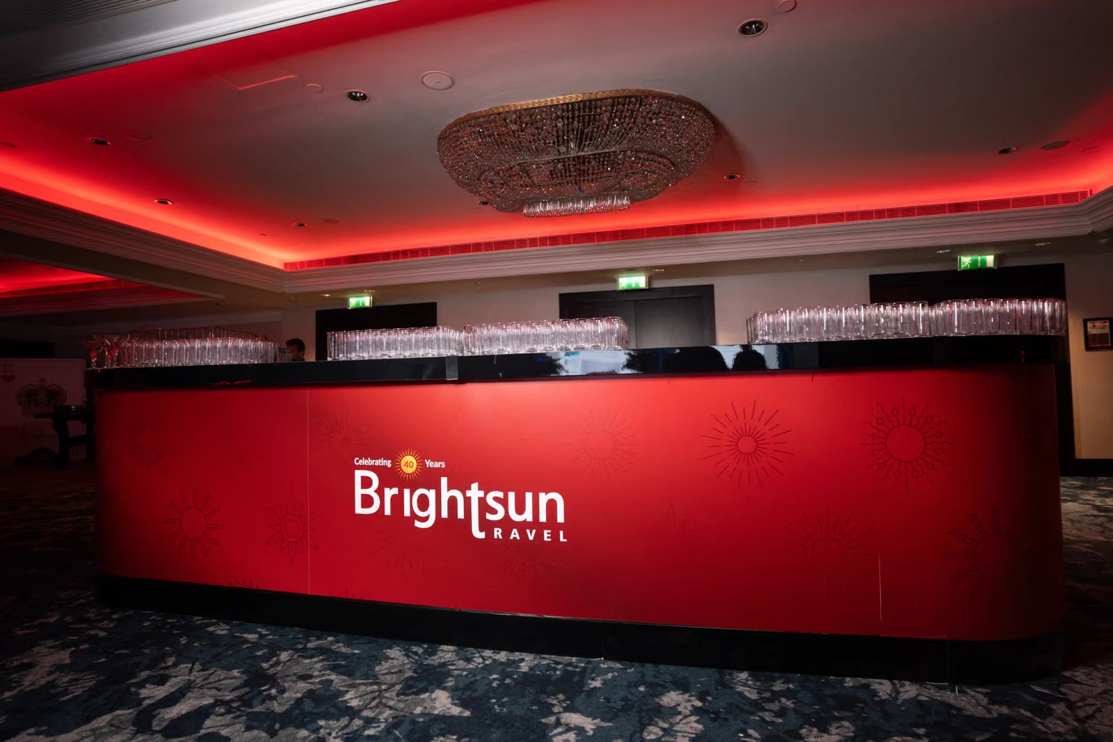 The rectangular bar wrapped in Brightsun red