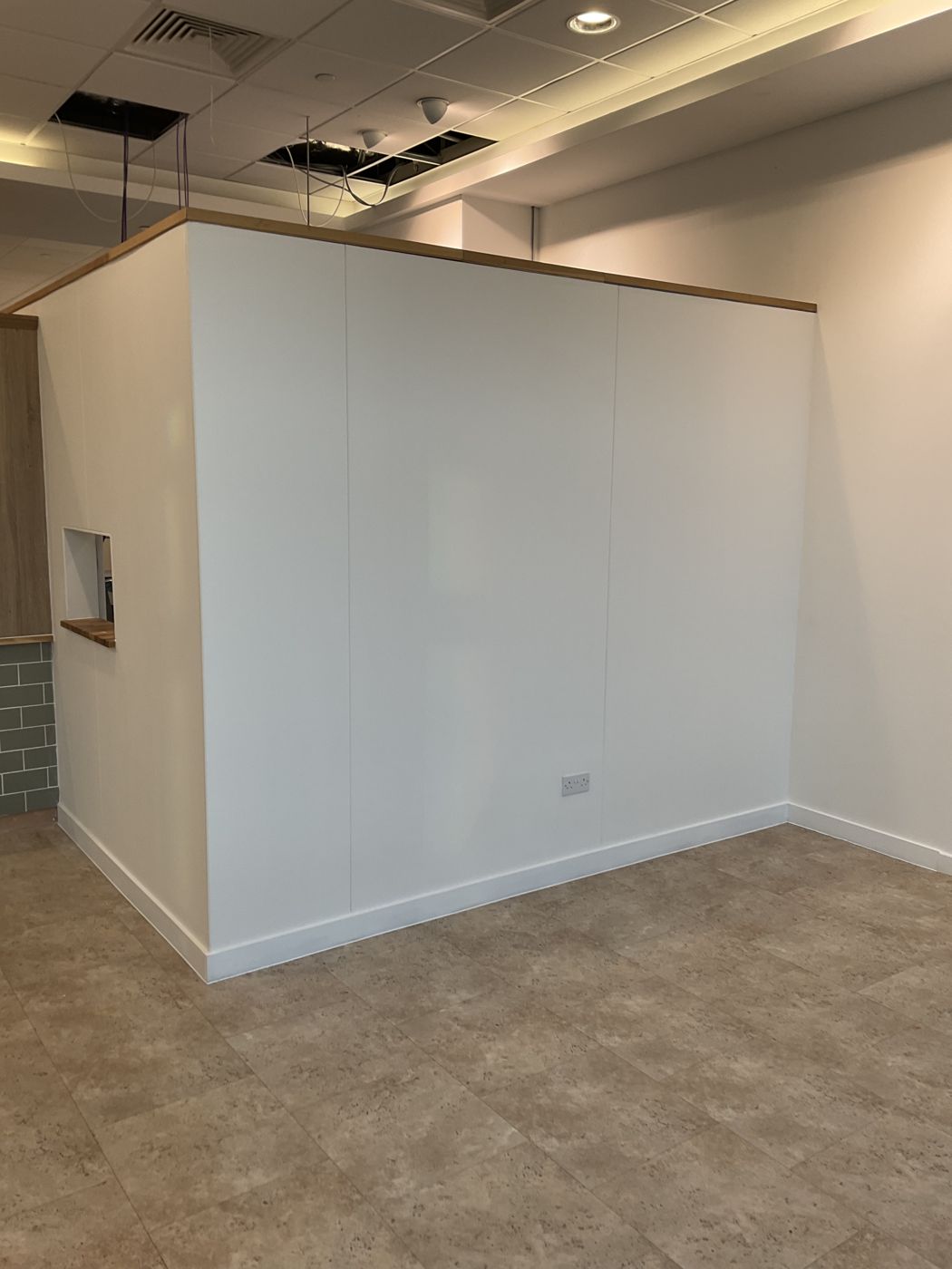 The empty space before the fit-out