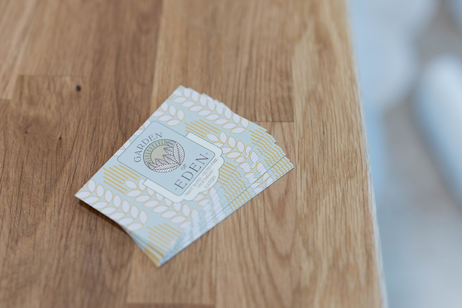 Garden of Eden business cards