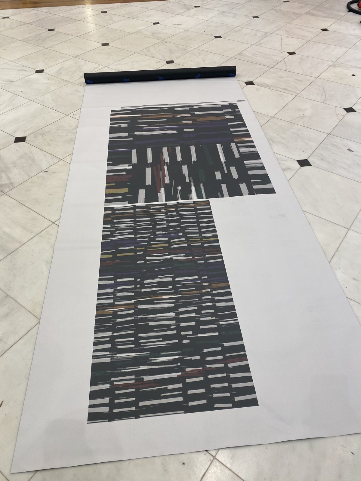 The printed wrap artwork, fresh off our Liyu 3.2m roll to roll