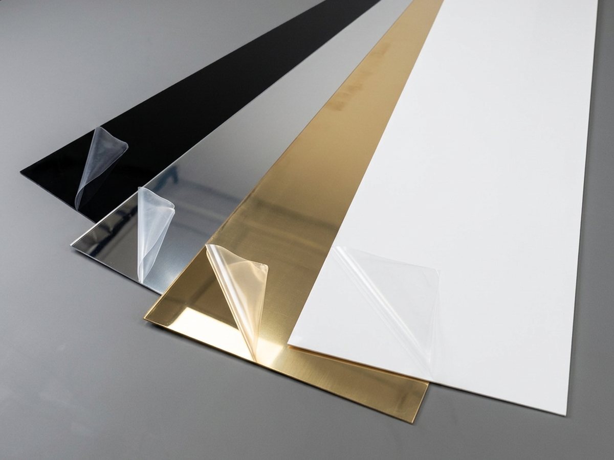 Gloss black, silver mirror, gold mirror and gloss white dance floor sheets for weddings and events, with protective film