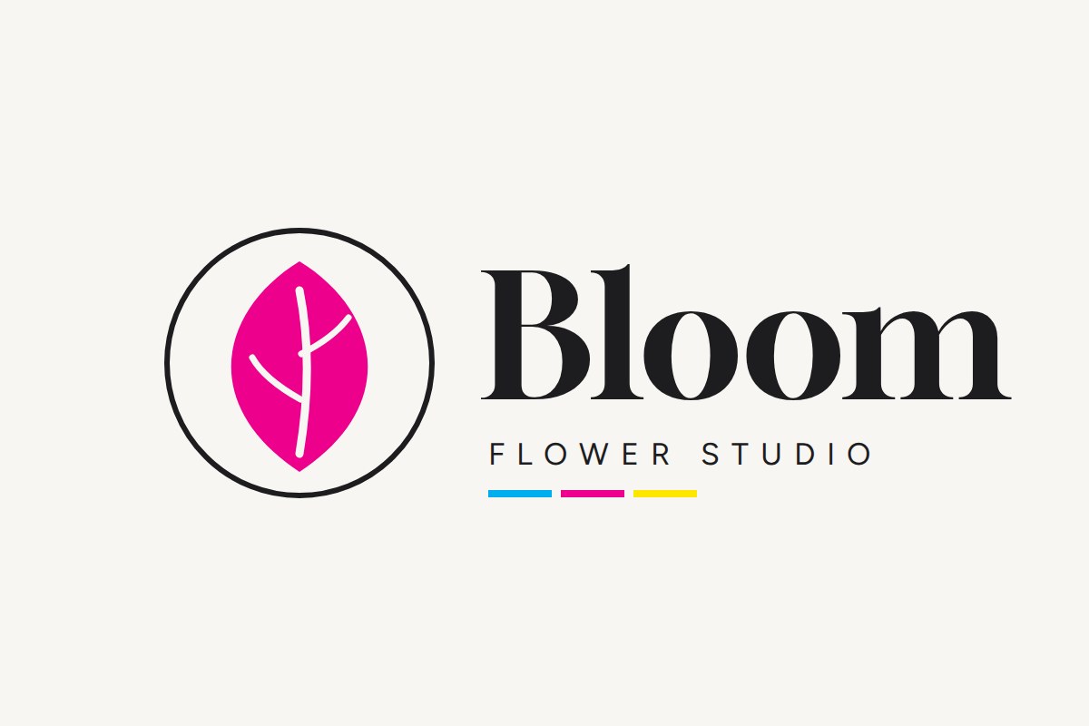 The Bloom example logo as a vector, crisp and clean